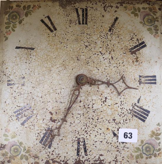 The works of an early 19th century thirty hour longcase clock